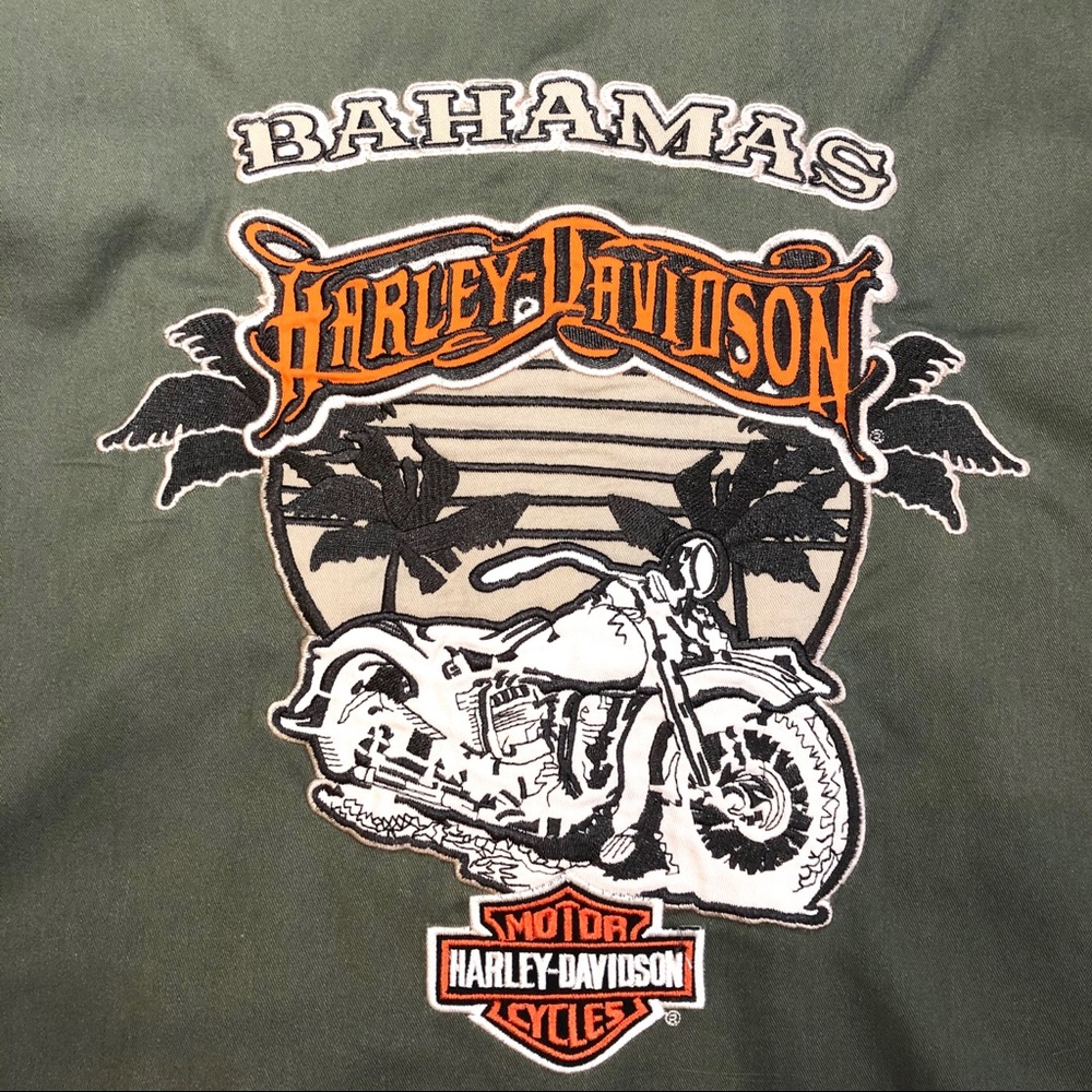 💙Harley Davidson Bahamas Button Shirt